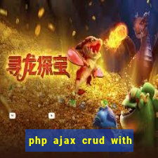 php ajax crud with datatables and bootstrap modals